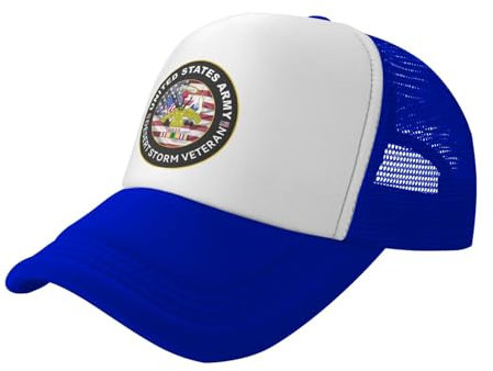 Oudrspo Army Desert Storm Retired Trucker Hats: Stilvoller Schutz für jedes Abenteuer Schwarz