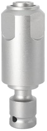 Rtppyakk Adaptador para convertir un atornillador de impacto en un martillo eléctrico. Convierte a SDS-Plus para uso con taladradora/atornillador de impacto, A