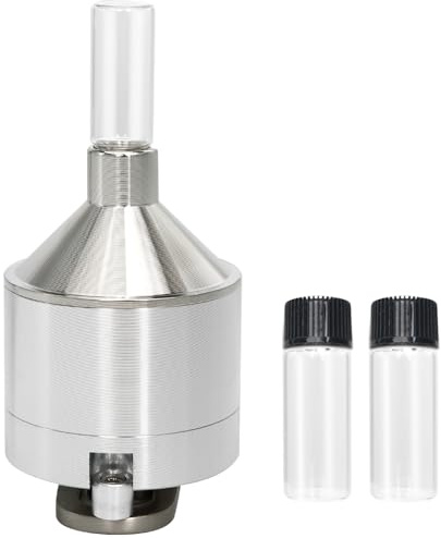 Grinder【Superfine Grinding】aluminum alloy Pepper Grinder Set, Silver 2.2 inch