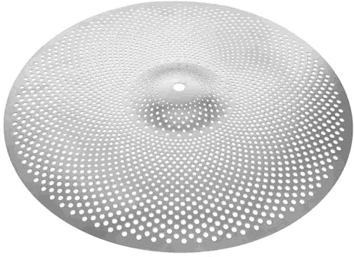 Ymxygz Paquete De Platillos De Bajo Volumen, Platillos Silenciosos, Platillos De Práctica De Bajo Volumen, Platillos Silenciosos De Percusión, Accesorio De Pieza De Instrumento Musical, 1 Ud.