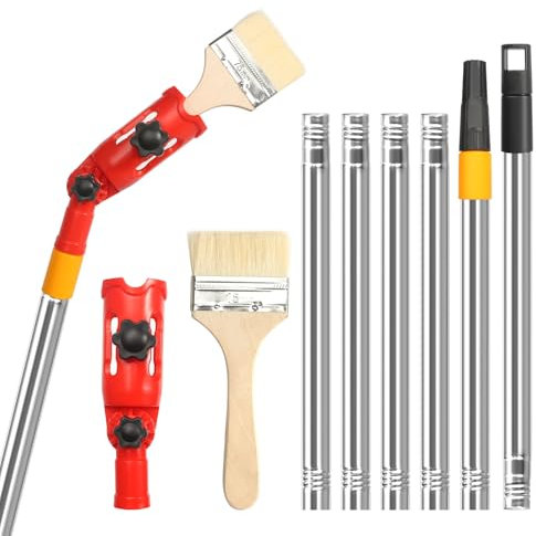 prota Estensore Del Pennello Multi Angolo Pennelli Multi Angolo, Estensore per Pennelli da Pittura, Asta di Estensione per Rullo di Vernice per Scale Angoli Tetti Porte e Finestre