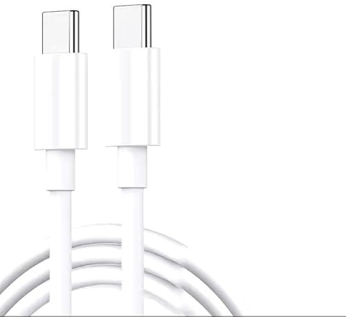 DHERIGTECH USB C To C Double End Battery Charger Cable Lead For Urbanears Alby In-Ear True Wireless Earbuds