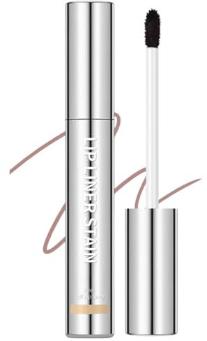 Peel Off Lip Liner Stain, Long-Lasting Natural Lip Stain Peel Off, Easy Peel & Reveal Lip Liner,Waterproof, Transfer-proof, Anti-Smudge Formula,Matte Finish (04 Chocolate Nude)