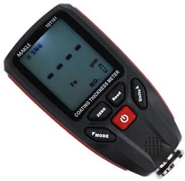 HUAJINGKEJI Precisions Coating Thickness Gauges with LCD Display ABS Paint Thickness Meter for Automotive Paint