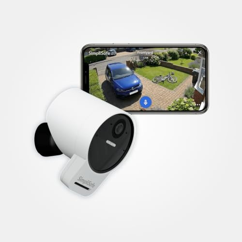 SimpliSafe Security Camera Outdoor Series 2 - Wireless Camera Home Security Systems Only - HD Video, 2 Way Audio, Spotlight, Motion Detection & Night Vision - Optional Monitoring & No Contracts