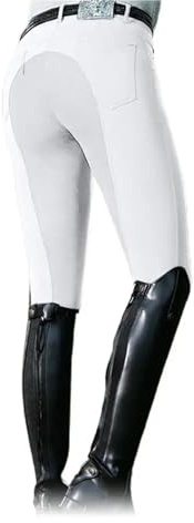 Legging d'équitation pour femme et homme - Taille haute - Pantalon de cyclisme solide