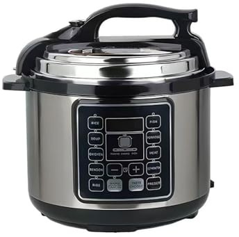 10-in-1 Electric Digital Pressure Cooker,Slow Cooker, Steamer,Pressure Cooker & More Large Family 6L Stainless Steels Inner Pot Non-Stick (6L-3)