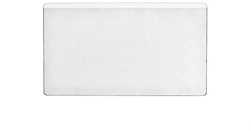 Durable Pocketfix Selbstklebetaschen für Einsteckschilder, Beutel à 10 Stück, 105 x 65 mm, 101 x 61 mm, transparent, 801919