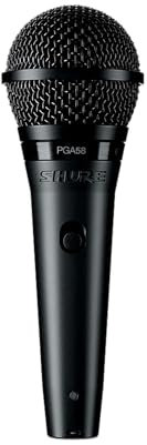 Shure PGA58 Niere Dynamisches Gesangsmikrofon mit XLR-zu-XLR-Kabel