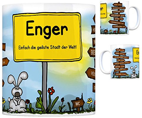trendaffe - Enger Westfalen - Einfach die geilste Stadt der Welt Kaffeebecher