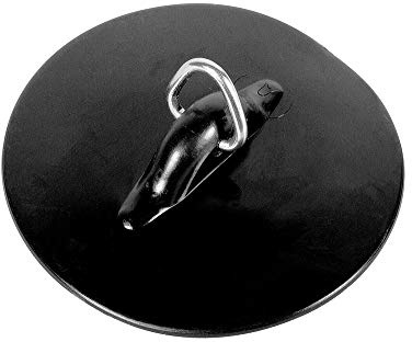 Unbekannt Abflußstöpsel Ø 38,5 mm - 50,5mm schwarz, 5 Stück