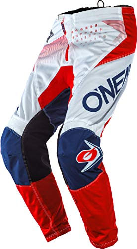 O'NEAL Element Factor Youth Kinder MX DH MTB Pant Hose lang weiß/blau/rot 2020 Oneal: Größe: 18 (2/3)