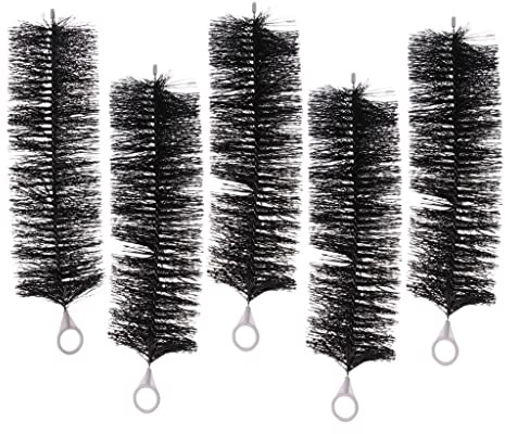 Baoblaze 5pcs Filterbürsten Koiteich Gartenteich Filter Teichfilter Reinigungsbürsten, 30cm
