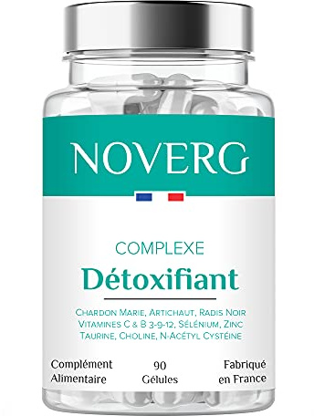 Détoxifiant Puissant | Purification, Drainage, Minceur, Élimination | Chardon Marie, Artichaut, Radis Noir | Vegan & Naturel | Détox de 30 Jours | Fabriqué en France