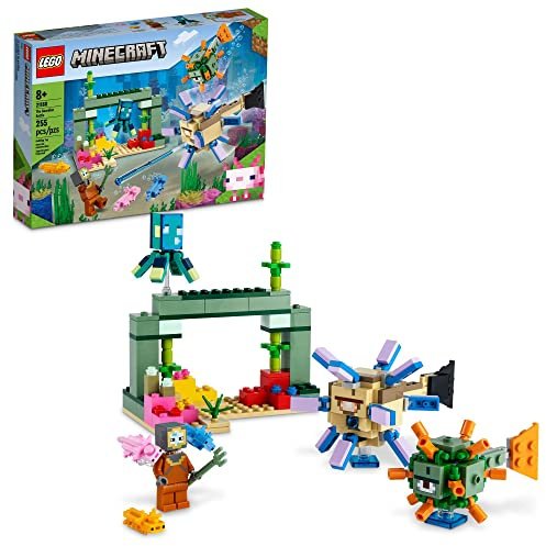 LEGO Minecraft The Guardian Battle 21180 Building Kit; Underwater Adventure Playset; Great Gift for Kids Aged 8+ (255 Pieces)