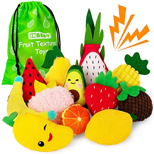 12pcs Fruit Fidget Toys, Sensory Toys for Autism, Texture Sensory Bean Bags | Sensory Bean Bags with Storage Bag, Special Needs Developmental Toys for Toddlers ,Sensory Play Fine Motor for Boys and Girls