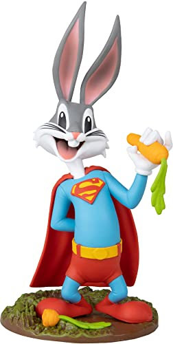 Lansay - Movie Maniacs-Bugs Bunny als Superman-Looney Tunes-Kostüm, Sammlerfigur & Zubehör, Kinofiguren, ab 12 Jahren, 63600, Mehrfarbig