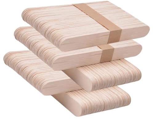Amosfun 250stücke Holzstäbchen Für Basteln Diy Naturholz Sticks Für Kindergarten Klassenprojekte Party Bastelmaterial Sauber Und Glatt