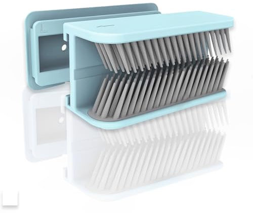 SUJEBKC Attrape Cheveux Douche en Silicone - Filtre Mural Auto-Adhésif pour Baignoire - Accessoire de Salle de Bain