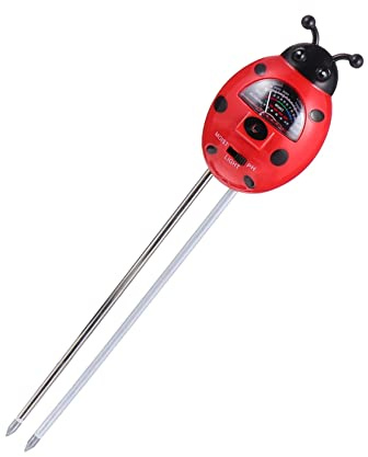 CIYODO Misuratore Ph del Suolo 3 in 1 Igrometro per Umidità del Suolo e Supporto per Piante, Giardinaggio in Giardino