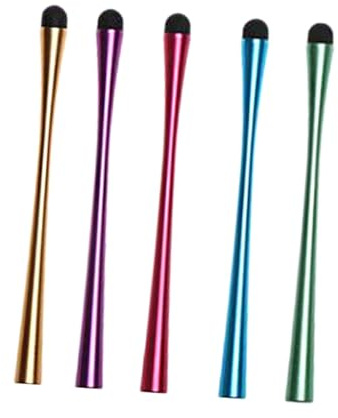 Gadpiparty 5pezzi Penna Stilo Touch Screen Slim Design Penna Digitale Per Scrivere e Disegnare Pennino Capacitivo Leggero Per Tablet e Smartphone Colori Casual
