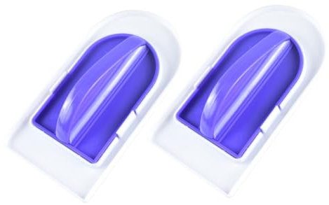 PAMINGONO Attrezzo Per Decorare Torte Confezione Da 2 Raschietto Per Fondente Lisciatore Per Torte Spremiagrumi in Plastica Liscio E Facile Da Pulire