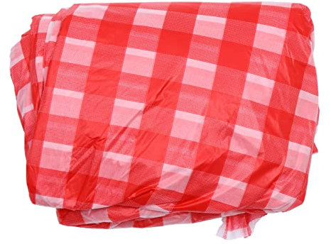 NAMOARLY 10stücke Einweg Tischdecke Karierte Tischdecke Aus Pe-Material Für Party Desserttisch Buffet Präsentationstisch Picknick Familie Hotels Restaurants Cafés Küche