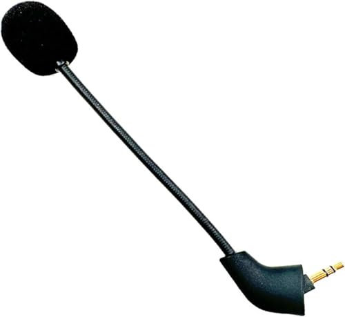 Ersatz-Mikrofon 3,5 mm, Ersatz-Spielmikrofon, Kompatibel mit HyperX Cloud 2, Cloud Core, Cloud Pro, Cloud Silver, Cloud X Gaming-Headsets, für PS4, PS5, Mac, PC - Alte Verdrahtete Version Cloud II
