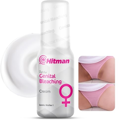 Hitman™ Genital Bleaching Gel 50 ml – Effective Skin Whitening Gel for Sensitive Areas, Dark Spot Removal, Smooth Skin Renewal for Intimate Areas