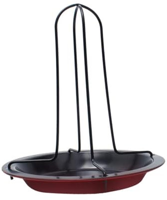 Plla Vertical Antiadherente de Acero al Carbono, portátil y Desmontable, con Bandeja para Asar Pollos al Aire Libre, Ideal para barbacoas y Camping.
