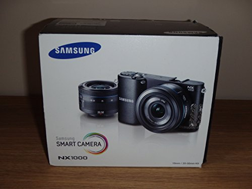 Samsung NX1000 Mirrorless Digital Camera 20.3 Megapixel with 20-50mm Lens 3.0-Inch TFT-LCD Black (Renewed)