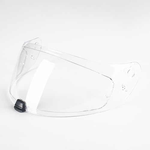 UYTKTN Moto Visière de Casque pour HJC FG-17, Verres de Casque de Moto Visière Teintée pour Casque de Moto Accessoires de Remplacement Pare-Brise,F Transparent