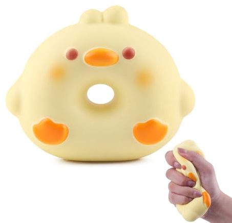 Anboor långsam återfjädrande squishies leksaker för barn kycklingar donut squishys skum mat munkar jumbo stor stress squishes söt jätteklämleksak