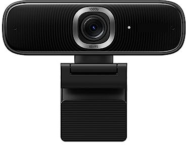VXDEFP Webcam Smart Full HD Webcam, Framing Autofocus, Webcam 1080p Mini videocamera con microfoni con cancellazione del rumore for conferenze, live streaming, registrazione