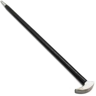 arrache-clou Extracteur de clous en acier au carbone Durable, outils travail du bois à Double extrémité, pied-de-biche, outil multifonctionnel et robuste pour démolition(6 Inch)