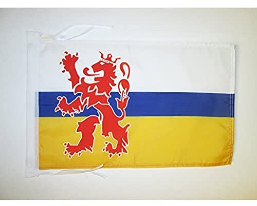 AZ FLAG Flagge Provinz Limburg 45x30 cm Polyester 100D Kordeln | Für innen und außen Holländische dekorative Flagge doppelte Nähte und verstärkte Kanten mit Schnüre 100D Polyester