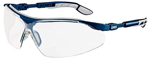 uvex-ivo skyddsglasögon – Supravision Excellence – transparent/blå-grå