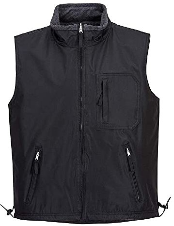 PORTWEST S418 - RS Wendbare Kälteschutzweste, 1 Stück, XL, schwarz, S418BKRXL