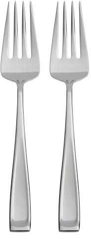 Oneida T711002B Moda Lot de 2 fourchettes de service en acier inoxydable Argenté