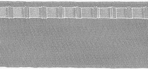 Ruther & Einenkel 12161/75 Taschenband für Wave-Systeme (Wellendekorationen) mit Taschenmarkierung, 75 mm, volltransparent/Aufmachung 10 m