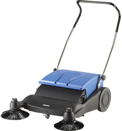 eurokraft basic | Barredora | con 2 escobillas laterales | manual | capacidad del recipiente 40 l