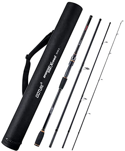 Goture Angelrute,Spinnrute,Spincasting Ruten,teleskoprute,Forellen angeln rute,Karpfen rute,Baitcast rute,Angelruten mit Aufbewahrungsrohr