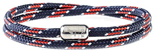 Wind Passion – Paracord Armband aus Seemannsgarn, handgemacht & geflochten | Segeltau Armband Herren, Surfer Armband Frauen | Ideale Partner Geschenke, Herren Geschenke | Segeltau Armband, wasserfest