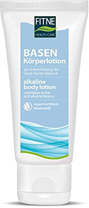 FITNE Basen Körperlotion, Mandelöl, Aprikosenkernöl, Sheabutter und Aloe Vera Extrakt, unterstützt die Säure-Basen-Balance und das natürliche Gleichgewicht der Haut (200ml) | Vera Extrakt
