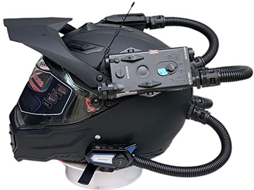 Casque Bluetooth Rabattable Intégral Modulaire Avant Moto VTT Casque avec Laser, Enregistreur De Conduite Lumière Stroboscopique Antenne Parabolique Certifié ECE A,S(55-56)