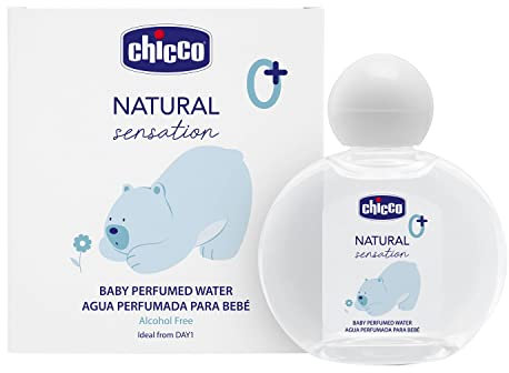 CHICCO Natural Sensation Acqua di Colonia Fresca e Delicata, Senza Alcol, Rispetta la Pelle Delicata Dei Bambini, 100ml