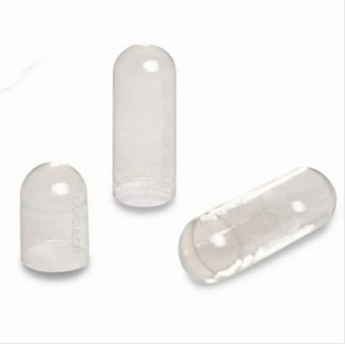 DR T&T Gelatine Capsules Capsule Size 00 Clear Body top Separated (1000)