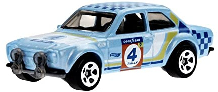Hot Wheels 70 Ford Escort RS1600 Spielzeugauto Blau 244/250 2022 HCV30