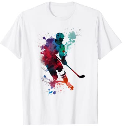 Eishockey Spieler Eishockey Schläger Eishockey Geschenk T-Shirt