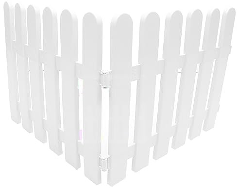 MAGICLULU 2stücke Kunststoff Garten Rasen Zaun Landschaft Fechten Zier Garten Grenze Panel Für Draußen Terrassenzaun Garteneinfassung Kleiner Gartenzaun Haustierzäune Für Hunde Im Freien LAN